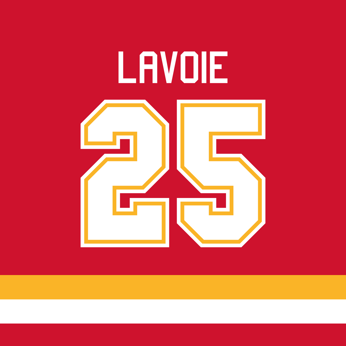 Chandail joueur #25 Lavoie - adulte