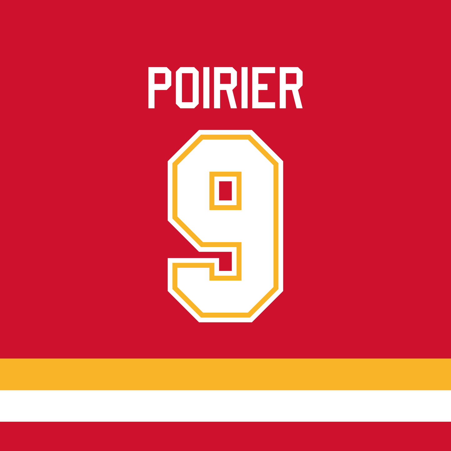 Chandail joueur #9 Poirier - adulte