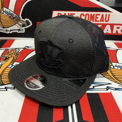 Casquette enfant noir logo noir