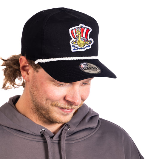 Casquette noire ''Golfer''