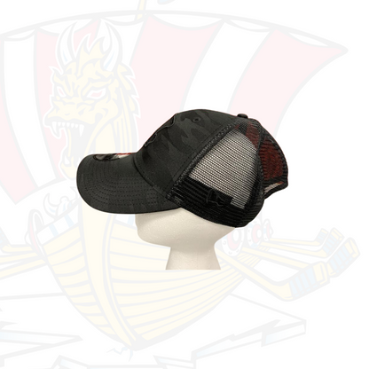 Casquette camo dos en maille