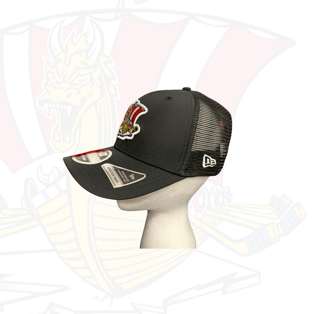 Casquette noire dos en maille