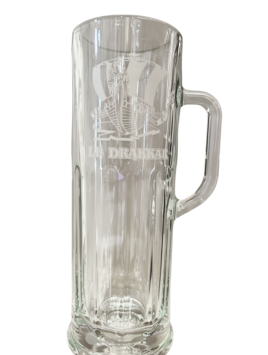 Chop à bière  disponible en boutique seulement
