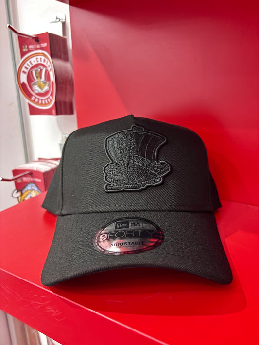 Casquette noire - Logo brodé noir