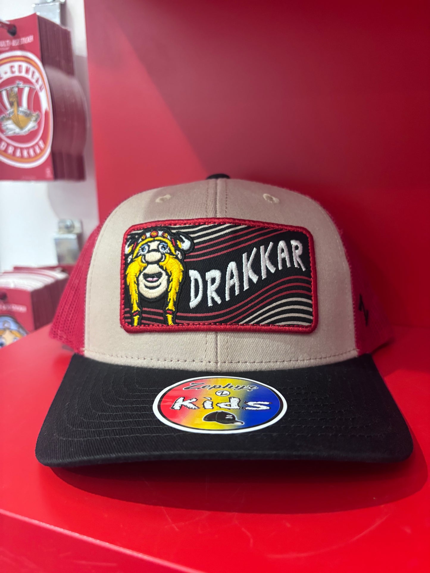 Casquette enfant Snorri dos en maille